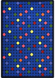 Joy Carpets Playful Patterns Spot On Rainbow
